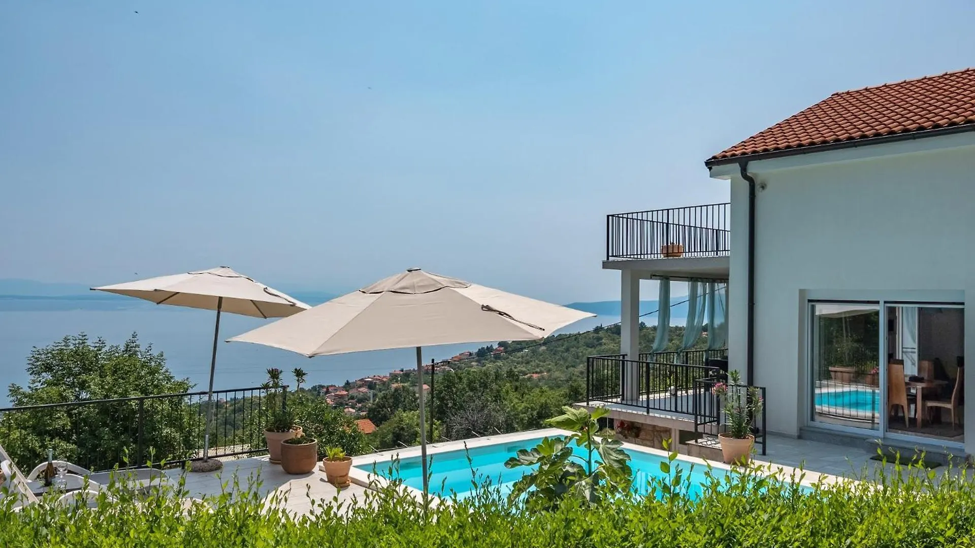 Holiday Home In Icici With Seaview, Balcony, Air Condition, Wifi Croatie