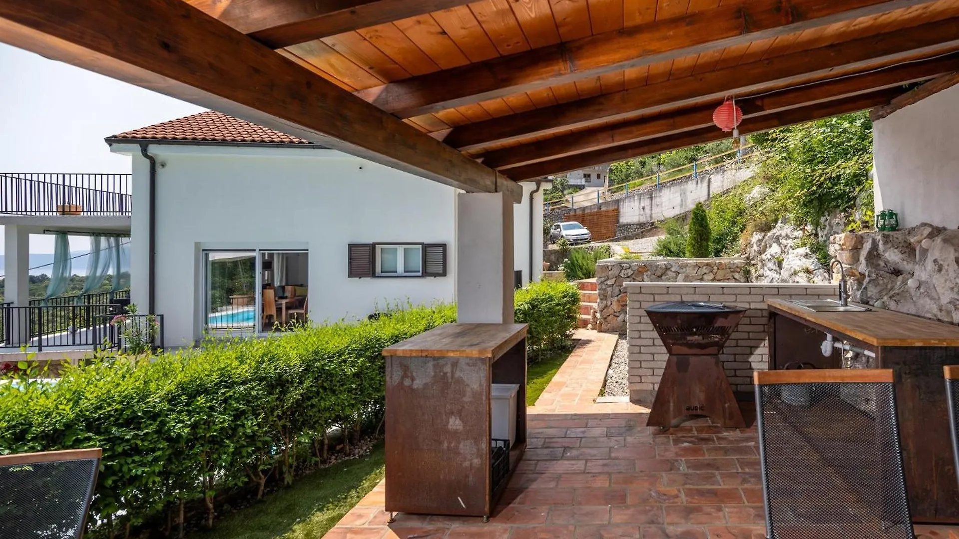 Holiday Home In Icici With Seaview, Balcony, Air Condition, Wifi 0*,  Croatie
